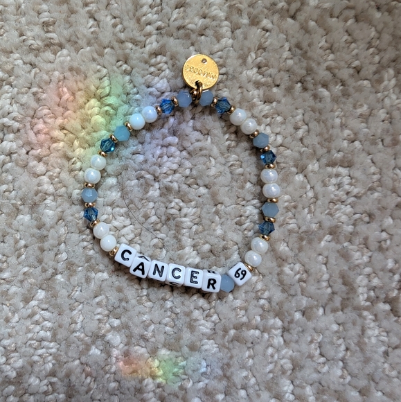 Cancer Zodiac Beaded Bracelet - Picture 1 of 5